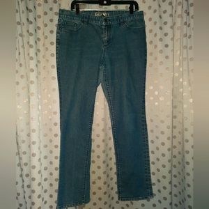 New York & Company Blue Skinny Jeans